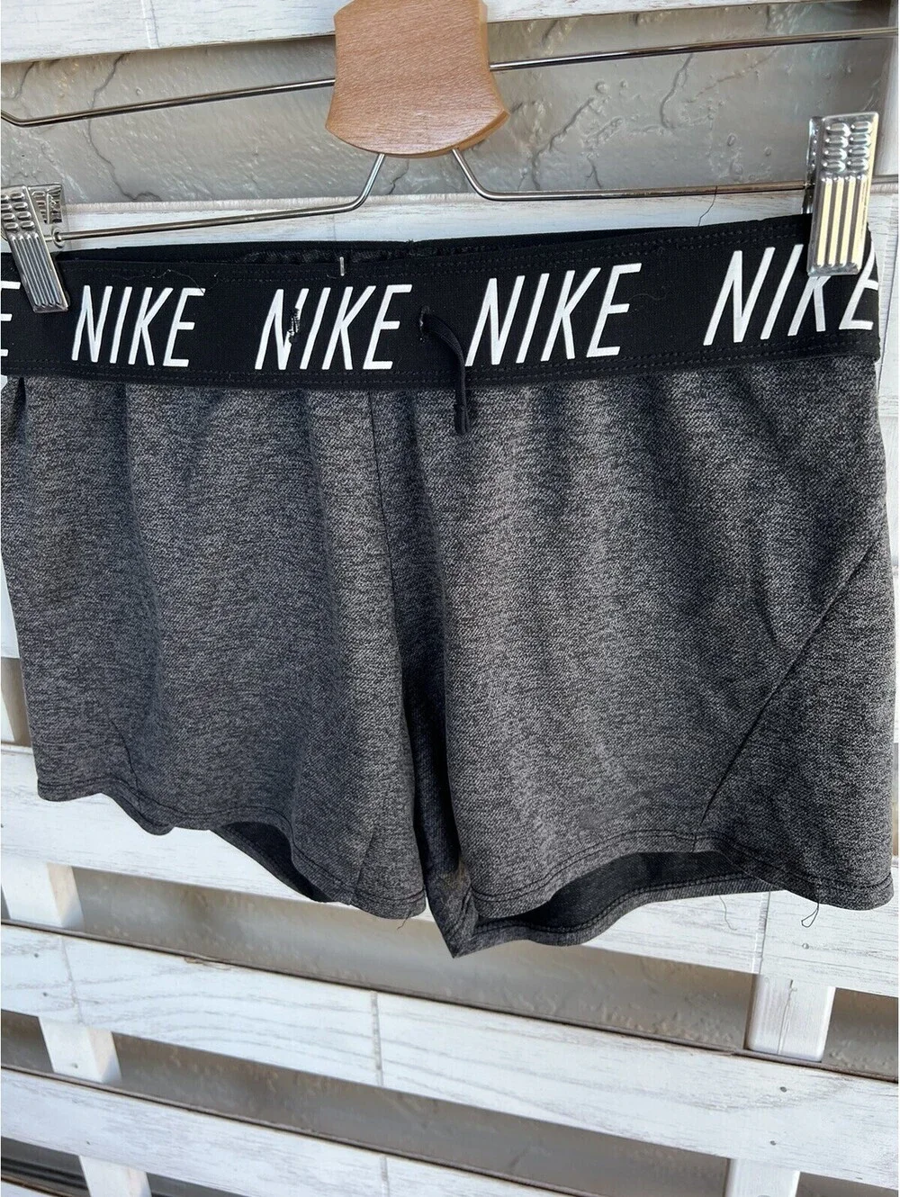 Nike Women's XS Shorts  Gray/Black Heather Training Workout.